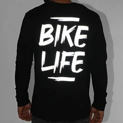 Budget ⌛ Tee 👚 Shirt Manches Longues Bike Life Reflective Noir de Classic Series ⌛ -Classic Series Soldes 619 ryderz 224754 619RYDERZ TSML BIKELIFEREFL NOI 20200703T115934 04