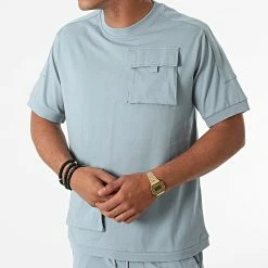 Sortie 😍 Ensemble Tee 👚 Shirt Short AD003 Bleu Clair de Classic Series 🥰 -Classic Series Soldes anderwood 270105 W AD003 BLEU ANTHRACITE 20210813T164053 02