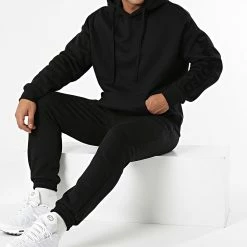 Promo 🛒 Ensemble De Survêtement AN11003 Noir de Classic Series 🥰