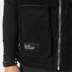 Remise 😀 Veste Zippée Sans Manches AN13001 Noir de Classic Series ✨ -Classic Series Soldes anderwood 294612 AN13001 BLACK 20211213T105436 02