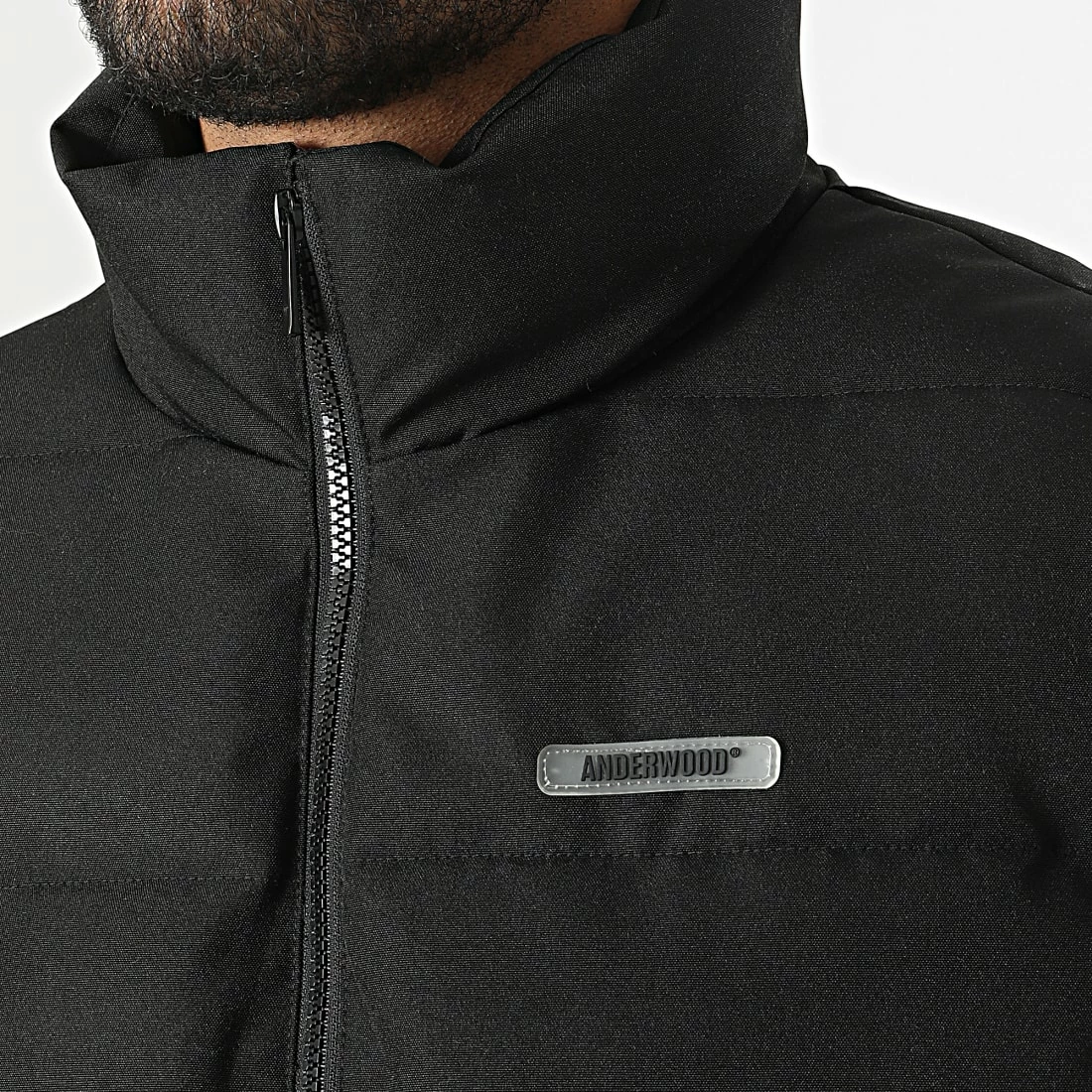 Promo 😀 Doudoune Zippée Sans Manches AN13002 Noir de Classic Series ⭐ 4 Promo 😀 Doudoune Zippée Sans Manches AN13002 Noir de Classic Series ⭐ – Image 2