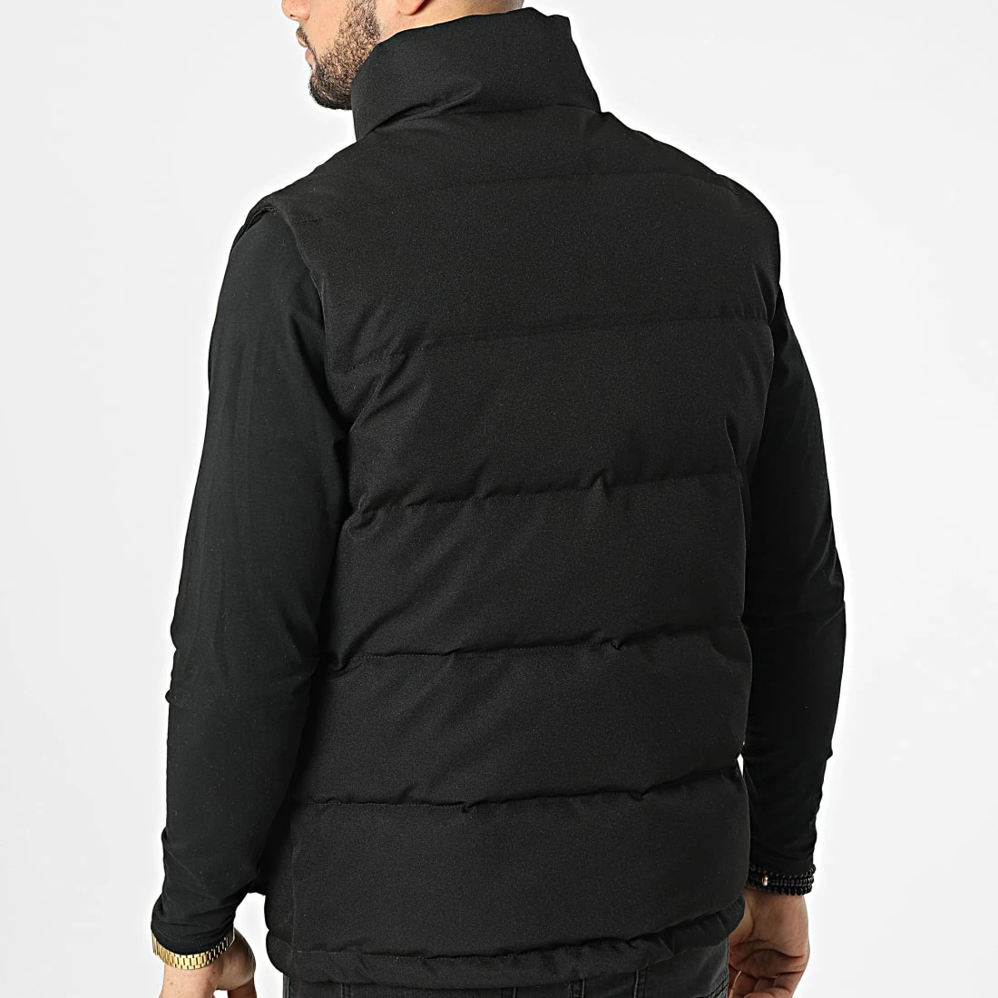 Promo 😀 Doudoune Zippée Sans Manches AN13002 Noir de Classic Series ⭐ 6 Promo 😀 Doudoune Zippée Sans Manches AN13002 Noir de Classic Series ⭐ – Image 4