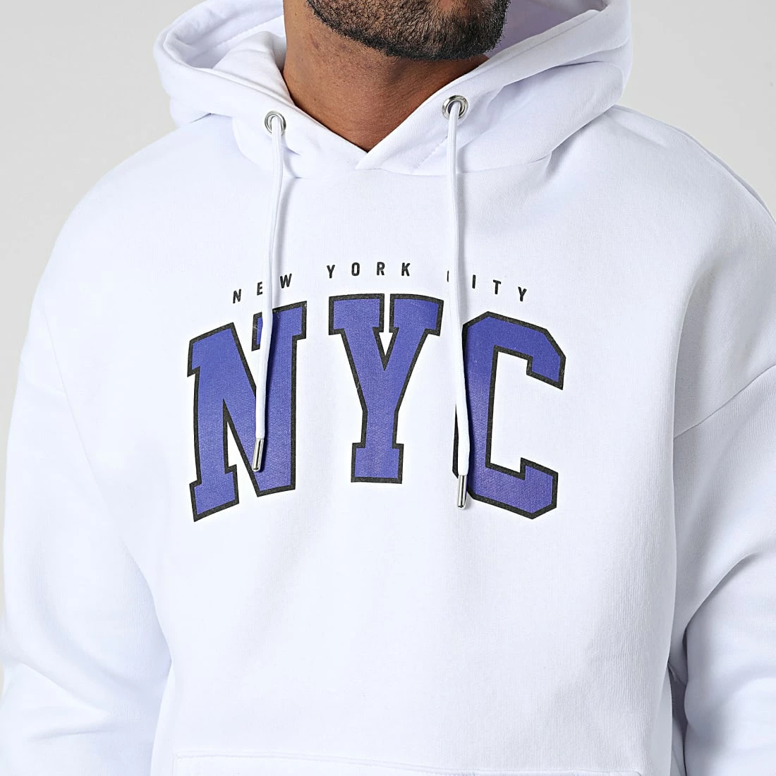 Offres 😉 Sweat Capuche 22-K062 Blanc de Classic Series 😀 4 Offres 😉 Sweat Capuche 22-K062 Blanc de Classic Series 😀 – Image 2