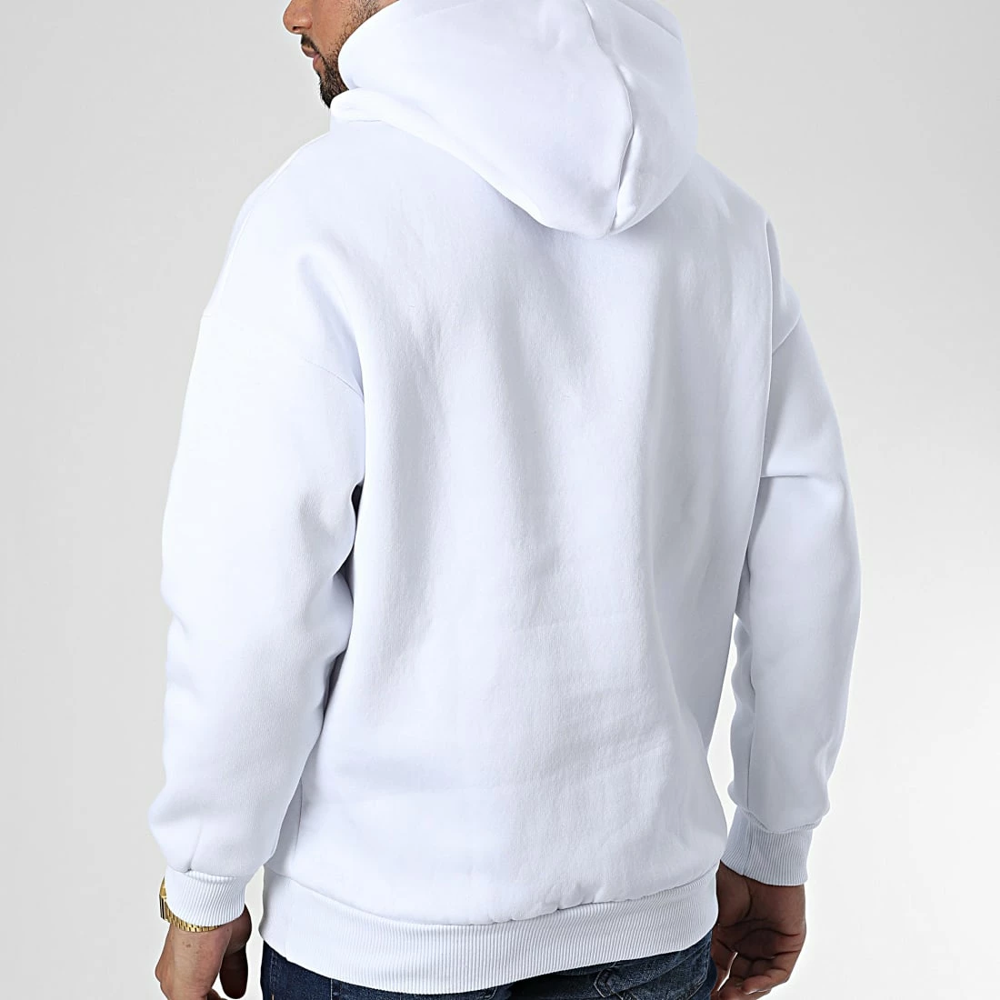 Offres 😉 Sweat Capuche 22-K062 Blanc de Classic Series 😀 6 Offres 😉 Sweat Capuche 22-K062 Blanc de Classic Series 😀 – Image 4