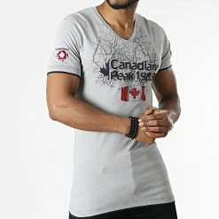 Meilleure vente 🔔 Tee 👕 Shirt Col V Jundeak Gris de Classic Series ⭐ 8 Meilleure vente 🔔 Tee 👕 Shirt Col V Jundeak Gris de Classic Series ⭐ -Classic Series Soldes canadian peak 309408 JUNDEAK B GREY 20220322T152108 03