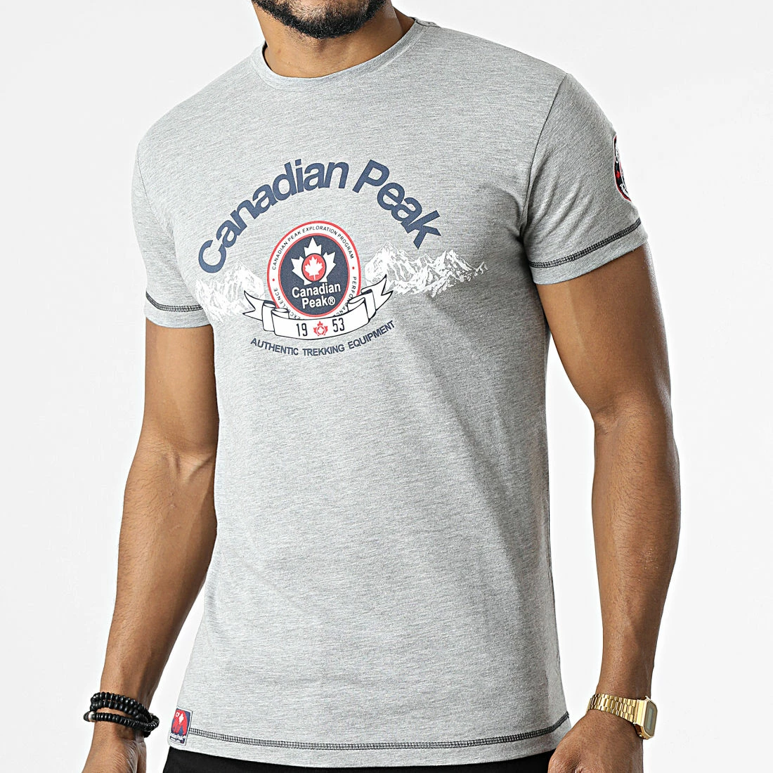 De gros ✔️ Tee 👕 Shirt Janado Gris Chiné de Classic Series 🔥 3 De gros ✔️ Tee 👕 Shirt Janado Gris Chiné de Classic Series 🔥