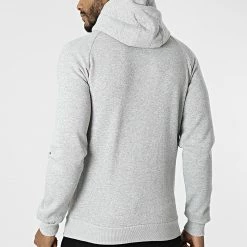 Bon marché 🎁 Sweat Zippé Capuche Gortion Gris Chiné de Classic Series 🔥 -Classic Series Soldes canadian peak 309430 GORTION BGREY 20220322T150740 04