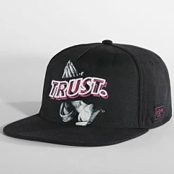 De gros 🧨 Casquette Snapback Trust Wave Noir de Classic Series 😍
