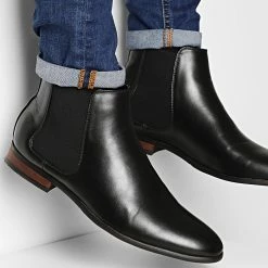 Tout neuf ❤️ Chelsea 🥾 Boots UB8888-2 Noir de Classic Series ❤️