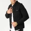 Coupon 🧨 Veste Jean DP3000 Noir de Classic Series 😀 -Classic Series Soldes classic series 173236 DP3000 BLACK 20190227T110607 01