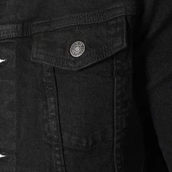 Coupon 🧨 Veste Jean DP3000 Noir de Classic Series 😀 -Classic Series Soldes classic series 173236 DP3000 BLACK 20190227T110610 03