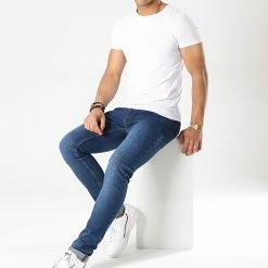 Vente flash 😉 Jean Slim DP1000 Bleu Denim de Classic Series ⌛ 8 Vente flash 😉 Jean Slim DP1000 Bleu Denim de Classic Series ⌛ -Classic Series Soldes classic series 177133 DP1000 DARK BLUE 20190327T101331 03