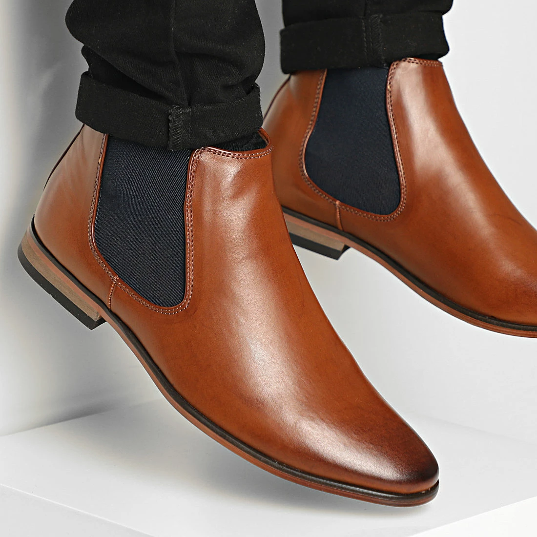 Remise 🛒 Chelsea 🥾 Boots GH3072 Marron Clair de Classic Series 💯 3 Remise 🛒 Chelsea 🥾 Boots GH3072 Marron Clair de Classic Series 💯