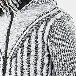 Promo 💯 Gilet Zippé Capuche 1015 Blanc Noir de Classic Series ✨ 7 Promo 💯 Gilet Zippé Capuche 1015 Blanc Noir de Classic Series ✨ -Classic Series Soldes classic series 204592 1015 WHITE BLACK 20191122T112831 02