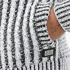 Promo 💯 Gilet Zippé Capuche 1015 Blanc Noir de Classic Series ✨ 9 Promo 💯 Gilet Zippé Capuche 1015 Blanc Noir de Classic Series ✨ -Classic Series Soldes classic series 204592 1015 WHITE BLACK 20191122T112839 04