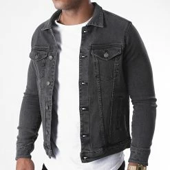 Tout neuf 🎉 Veste Jean DP3000 Gris de Classic Series ❤️ -Classic Series Soldes classic series 218332 DP3000 GREY 20200729T151536 03