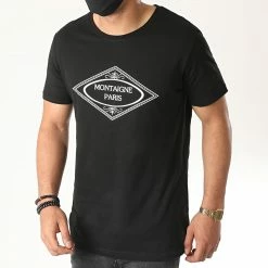 De gros 👍 Tee 👚 Shirt TS22-08 Noir de Classic Series 🎉