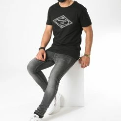 De gros 👍 Tee 👚 Shirt TS22-08 Noir de Classic Series 🎉 -Classic Series Soldes classic series 221783 TS22 08 BLACK 20200610T091102 04