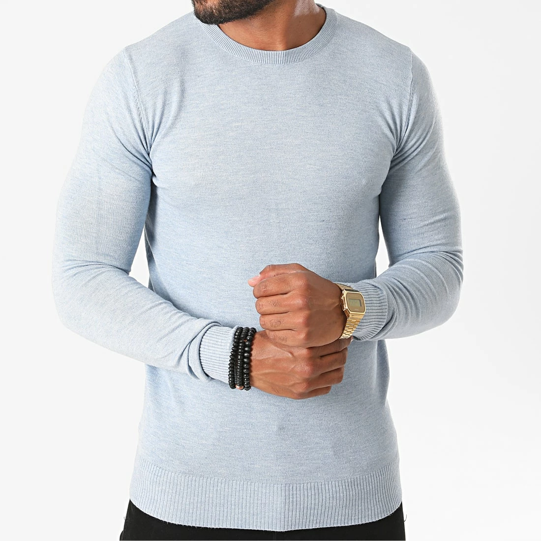 Coupon ✨ Pull J661 Bleu Clair de Classic Series 🛒 5 Coupon ✨ Pull J661 Bleu Clair de Classic Series 🛒 – Image 3