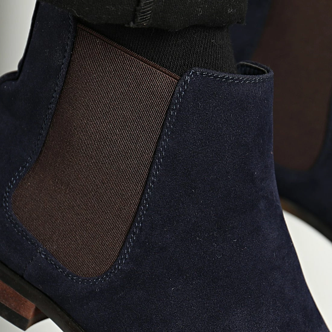 Budget 👍 Chelsea 🥾 Boots UB8888 Bleu Marine de Classic Series ✔️ 4 Budget 👍 Chelsea 🥾 Boots UB8888 Bleu Marine de Classic Series ✔️ – Image 2