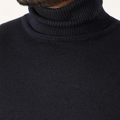 De gros ❤️ Pull Col Roulé Gilbert 6741 Bleu Marine de Classic Series 🛒 -Classic Series Soldes classic series 236733 6741 MARINE 20201007T160713 02