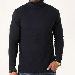 De gros ❤️ Pull Col Roulé Gilbert 6741 Bleu Marine de Classic Series 🛒 -Classic Series Soldes classic series 236733 6741 MARINE 20201007T160716 03