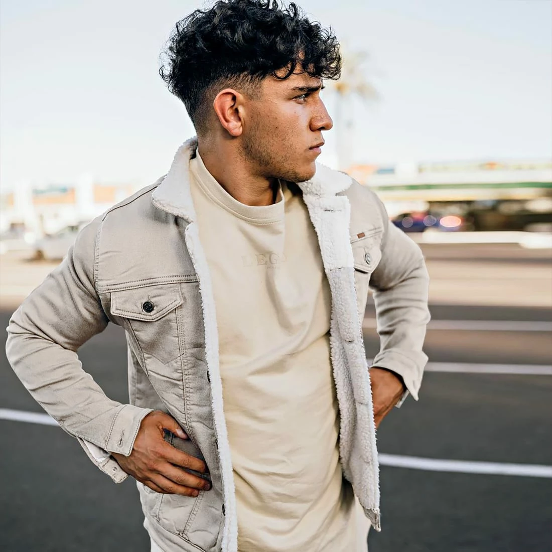 Top 10 🤩 Veste Jean Super Skinny Fit Col Mouton 7001 Beige Clair de Classic Series 💯 6 Top 10 🤩 Veste Jean Super Skinny Fit Col Mouton 7001 Beige Clair de Classic Series 💯 – Image 4