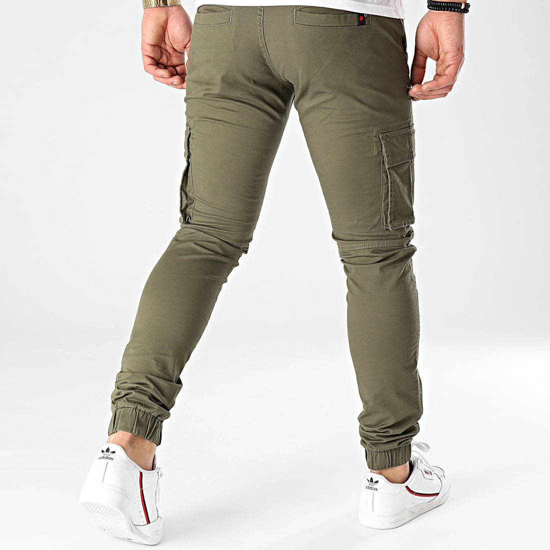 Meilleure vente 🤩 Jogger Pant Slim DP11000 Vert Kaki de Classic Series 😀 6 Meilleure vente 🤩 Jogger Pant Slim DP11000 Vert Kaki de Classic Series 😀 – Image 4
