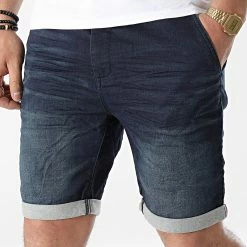 Bon marché 🎉 Short Jean H13220Y62122DK Bleu Brut de Classic Series ✨