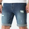 Meilleure vente 💯 Short Jean Mr Orange Bleu Denim de Classic Series 🔥 -Classic Series Soldes classic series 255007 DP2000 DARK BLUE DESTROY 20210315T160644 01
