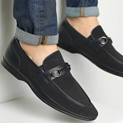 Coupon 🌟 Mocassins UM12678 Bleu Marine de Classic Series 👏