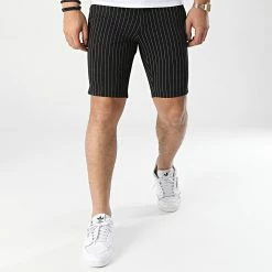 De gros 😉 Short Chino A Rayures Ponte Noir de Classic Series 🔥 -Classic Series Soldes classic series 257935 DP10000 027 20210322T163041 03