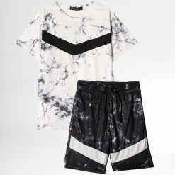 Acheter 🎉 Ensemble Tee 👕 Shirt Short Enfant C83 Blanc de Classic Series 🔔