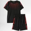 Top 10 👏 Ensemble Tee 👕 Shirt Short Enfant C195 Noir Rouge de Classic Series 🎁 -Classic Series Soldes classic series 259188 C195 5 20210413T162226 01