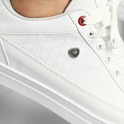 Grosses soldes 😍 Baskets 011-1 Blanc de Classic Series 🛒 -Classic Series Soldes classic series 260330 011 1 03 BEYAZ BYZ OEILLETS ROUGE 20210408T150253 02