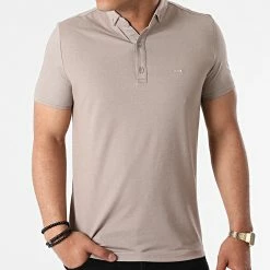 Offres 😍 Polo Manches Courtes 1104 Taupe de Classic Series 🤩 -Classic Series Soldes classic series 264559 21Y 1104 TOPRAK 20210504T113051 03
