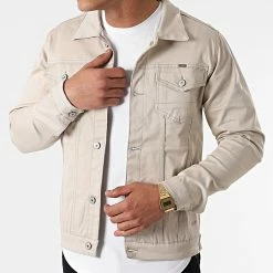 Budget ❤️ Veste Jean 7000 Beige Clair de Classic Series 💯