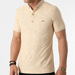 Sortie 💯 Polo Manches Courtes 1083 Beige Chiné de Classic Series ✔️