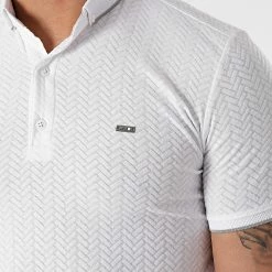 Le moins cher 👏 Polo Manches Courtes 21Y-1079 Blanc de Classic Series ⭐ -Classic Series Soldes classic series 266399 21Y 1079 BEYAZ 20210521T143402 02