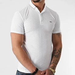 Le moins cher 👏 Polo Manches Courtes 21Y-1079 Blanc de Classic Series ⭐ -Classic Series Soldes classic series 266399 21Y 1079 BEYAZ 20210521T143404 03