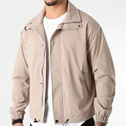 Acheter 🔔 Veste Zippée 8108 Beige de Classic Series ✨ -Classic Series Soldes classic series 266630 8108 BEIGE 20210521T144433 03