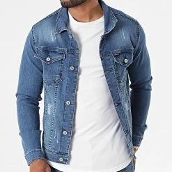 Grosses soldes 🌟 Veste Jean 7003 Bleu Denim de Classic Series 🥰 -Classic Series Soldes classic series 267456 W 7003 BLUE 20211027T104712 03