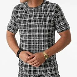 Sortie 🔔 Ensemble Tee 👚 Shirt Short A Carreaux 156T Noir de Classic Series ⭐ -Classic Series Soldes classic series 270759 ENS G21 156T SIYAH 20210624T141525 02