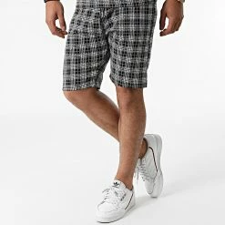 Sortie 🔔 Ensemble Tee 👚 Shirt Short A Carreaux 156T Noir de Classic Series ⭐ -Classic Series Soldes classic series 270759 ENS G21 156T SIYAH 20210624T141530 05