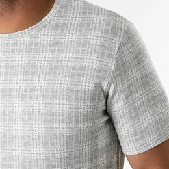 Vente flash ✨ Ensemble Tee 👚 Shirt Short A Carreaux 156T Gris de Classic Series ❤️ -Classic Series Soldes classic series 270760 ENS G21 156T GRI 20210624T141102 03