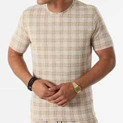 Meilleure vente 😍 Ensemble Tee 👚 Shirt Short A Carreaux 156T Beige de Classic Series 🥰 8 Meilleure vente 😍 Ensemble Tee 👚 Shirt Short A Carreaux 156T Beige de Classic Series 🥰 -Classic Series Soldes classic series 270761 ENS G21 156T BEJ 20210624T140917 02