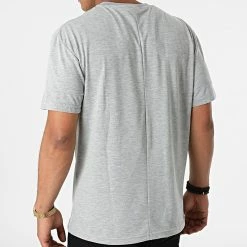 De gros 🎁 Tee 👕 Shirt Poche 99-03 Gris Chiné Noir de Classic Series 🤩 -Classic Series Soldes classic series 270817 TS 99 03 GRIS 20210624T135910 04