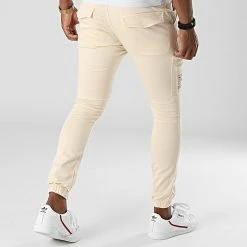 Bon marché 🌟 Jogger Pant 7531 Crème de Classic Series 🛒 -Classic Series Soldes classic series 270885 7531 KREM 20210624T160705 04
