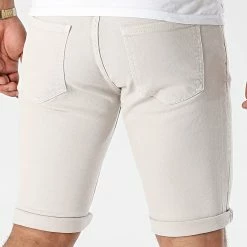 Coupon 🎁 Short Jean S-1021 Gris de Classic Series 👏 -Classic Series Soldes classic series 270901 S 1021 BEJ 20210621T114433 04