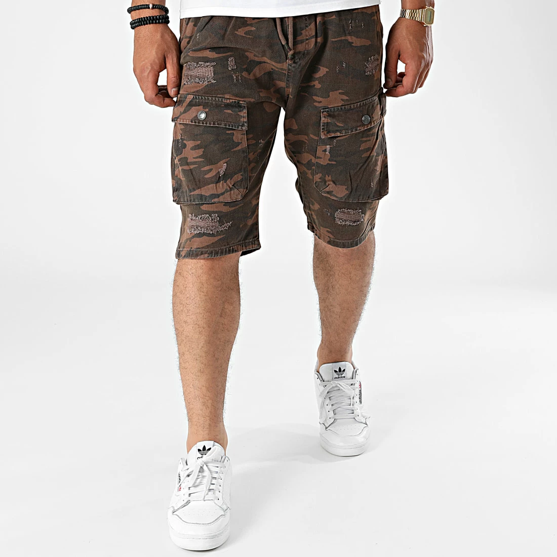 Nouveau 🤩 Short Cargo 1010 Marron Camouflage de Classic Series 🔔 4 Nouveau 🤩 Short Cargo 1010 Marron Camouflage de Classic Series 🔔 – Image 2